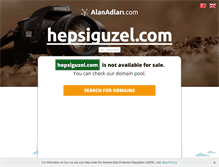 Tablet Screenshot of hepsiguzel.com